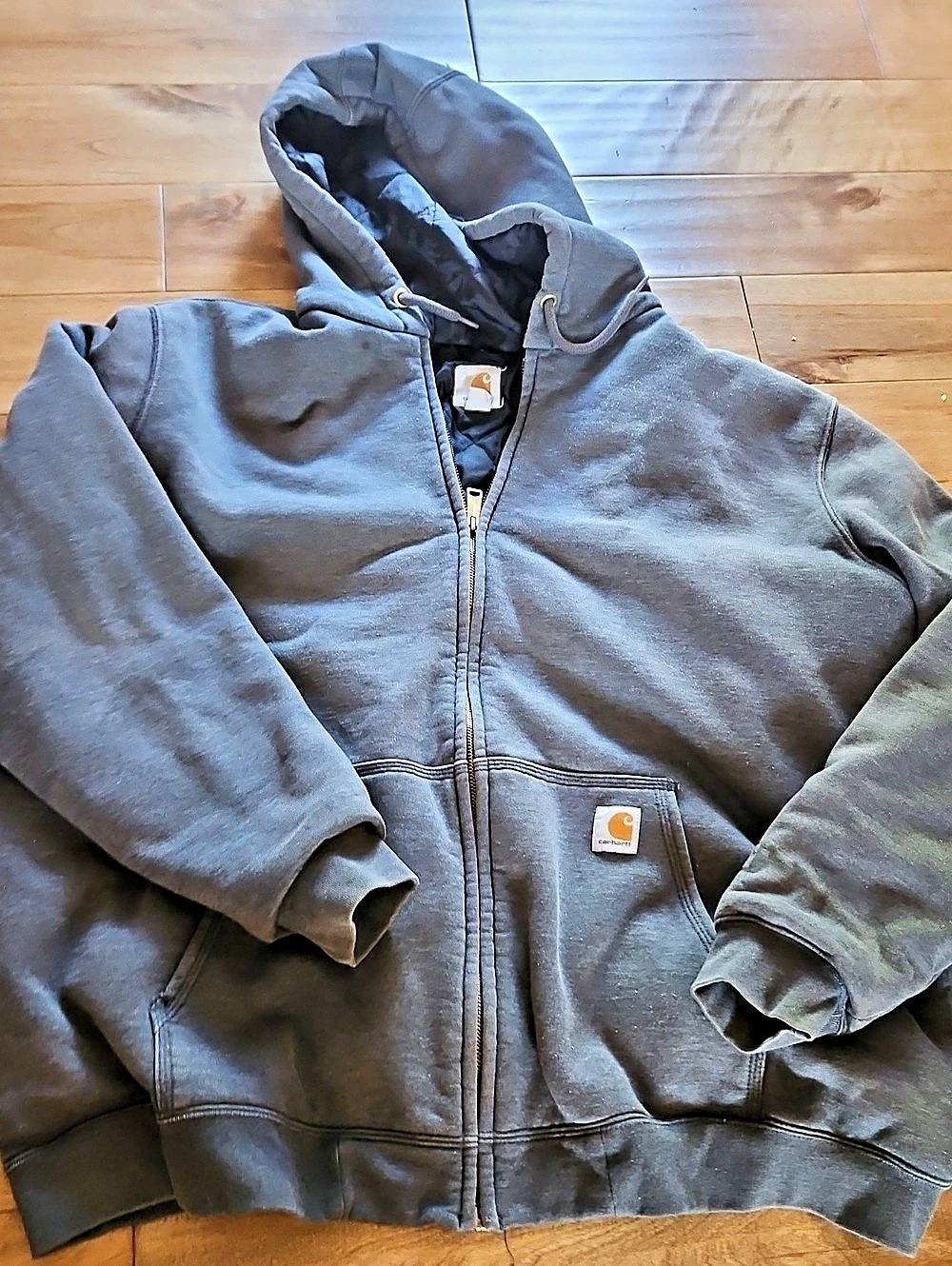 Carhartt Rain Defender Loose Fit Midweight Thermal-Lined Full-Zip Sweatshirt